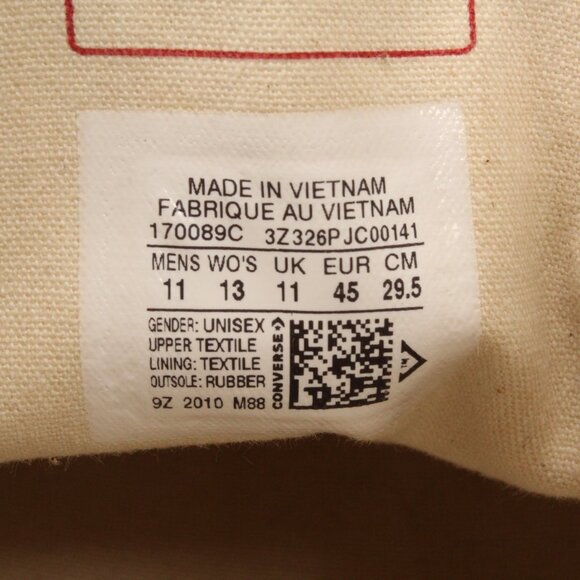 Converse Chuck 70 Seasonal Color Pool Green Sneakers Court Green Mens Size 11 - Picture 10 of 10